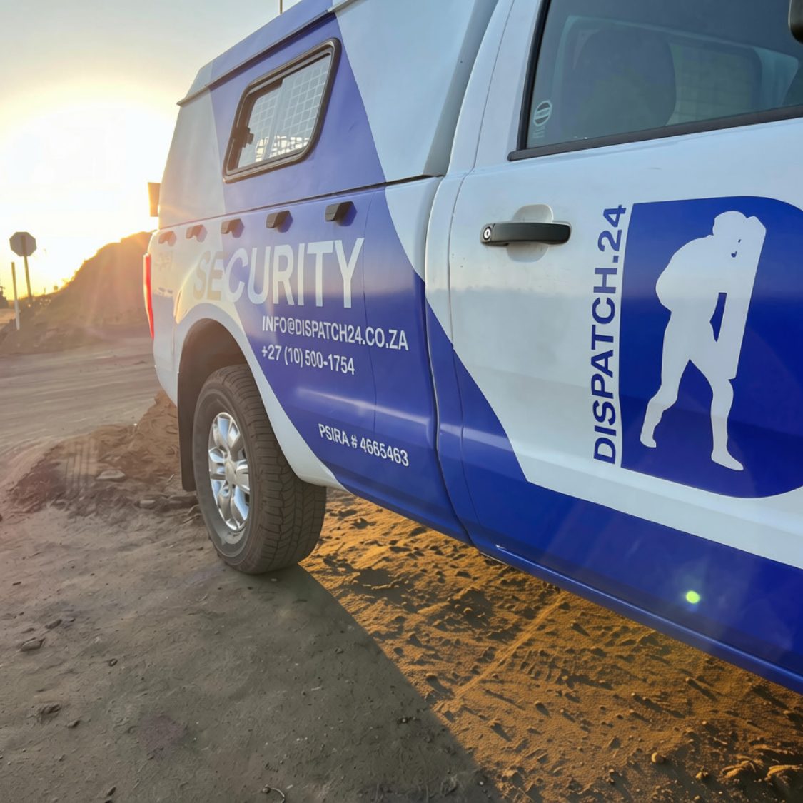 D24 vehicle carrying the PSIRA registration at first light